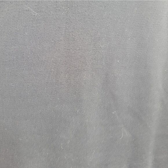 VINTAGE 80s dress collared striped black with pocket M - Picture 7 of 13